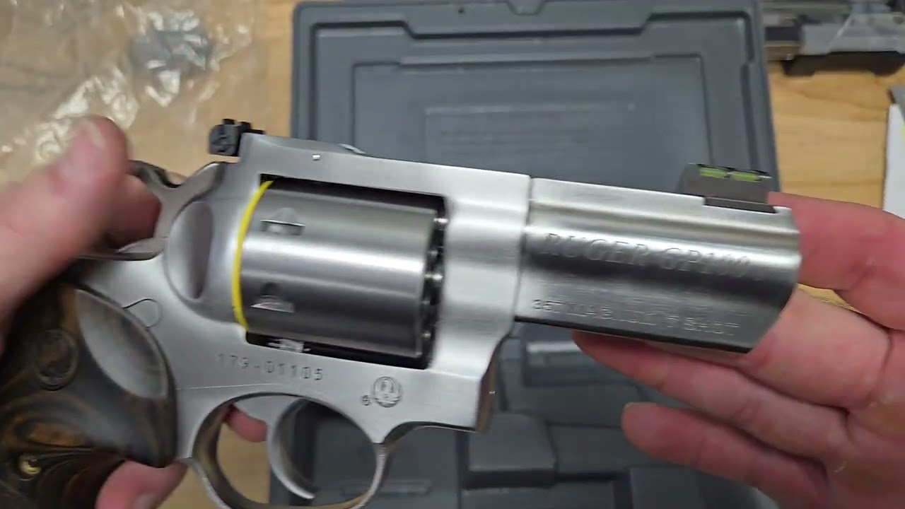 !!UNBOXING!! RARE!! Ruger GP100 TALO 357MAG 7SHOT REVOLVER. 