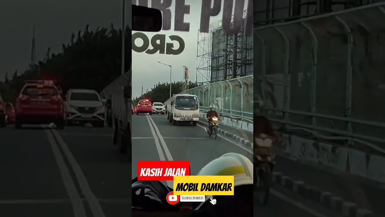 Konvoi Mobil pemadam kebakaran tersendat #shorts #pemadam #kebakaran #damkardki #edudamkar