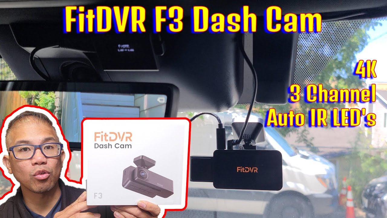 How to install FitDVR F3 4K Dash Cam