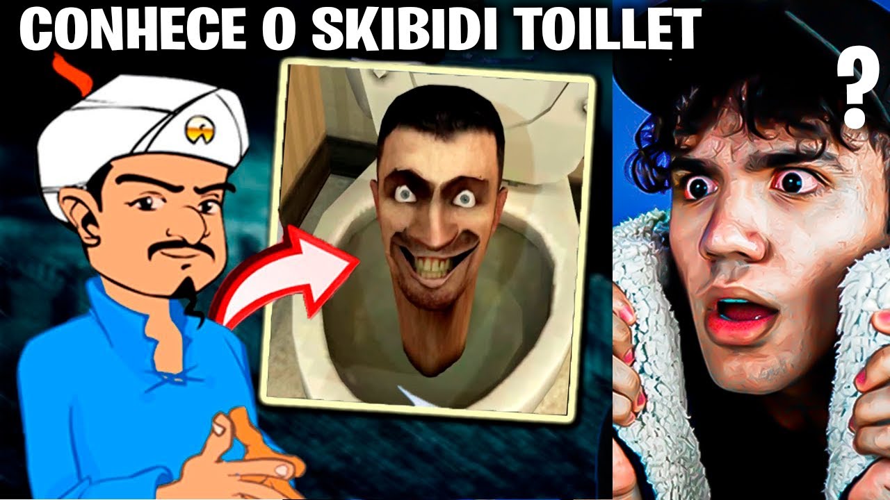 O AKINATOR CONHECE O SKIBIDI TOILET! (É SÉRIO!)