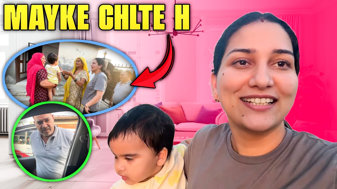 Mayke chlte h❤️| Nana-Nani se mili🥹❤️| Canada to India🇨🇦✈️🇮🇳