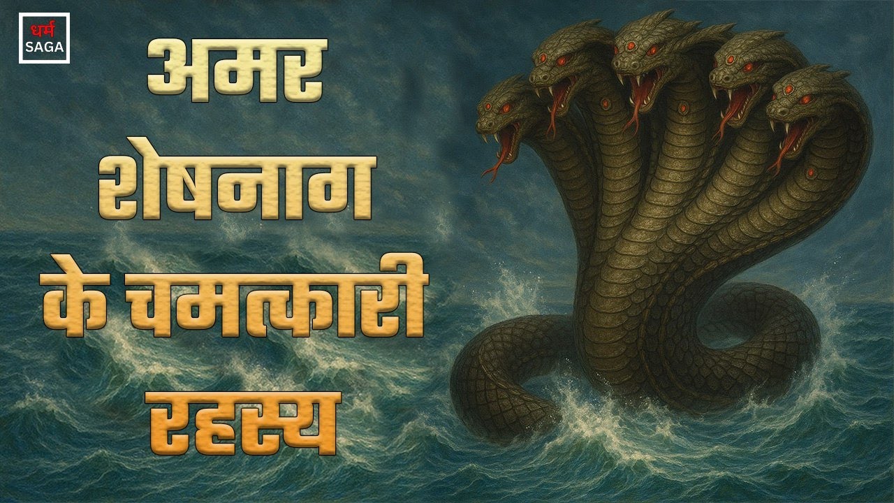 शेषनाग के 5 रहस्य, क्या सच में पूरी दुनिया शेषनाग के फन पर टिकी है? Sheshnag Story | Dharma Saga