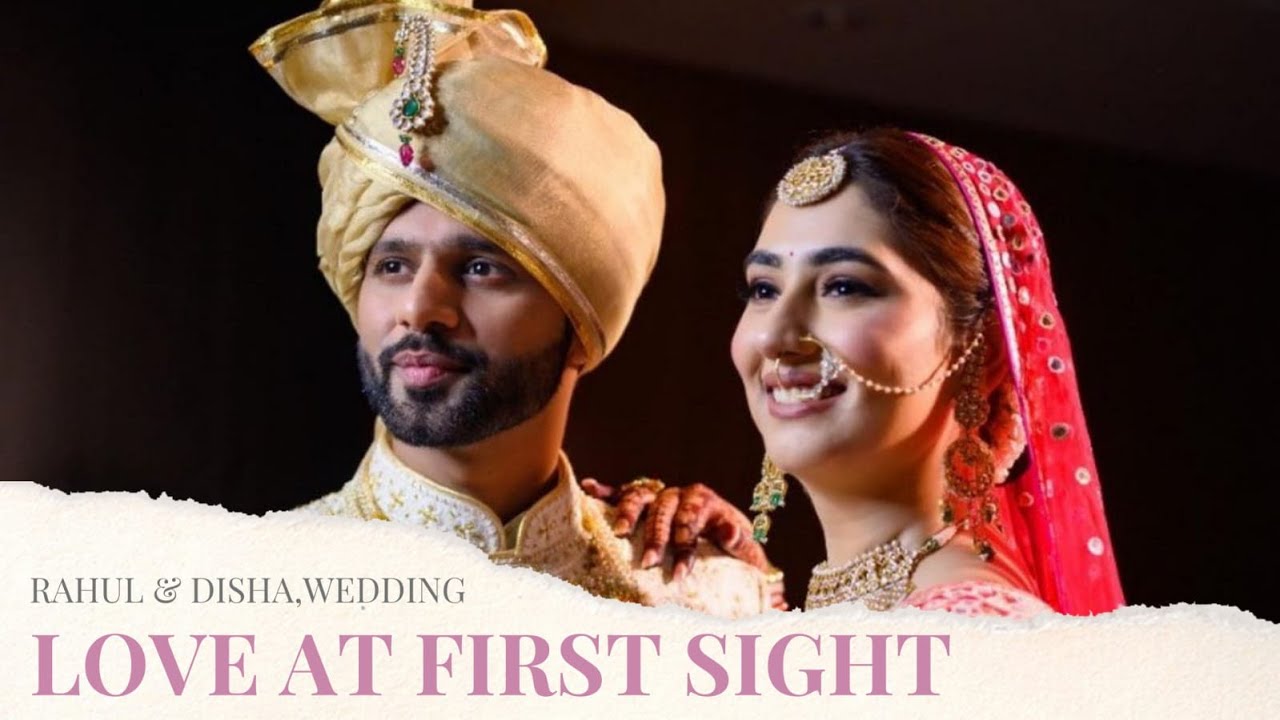 Rahul Vaidya & Disha | Love at First Sight |  Best Wedding Film | By Israni Photography & Films