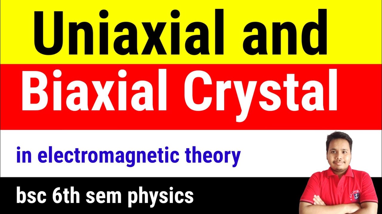 uniaxial and biaxial crystals