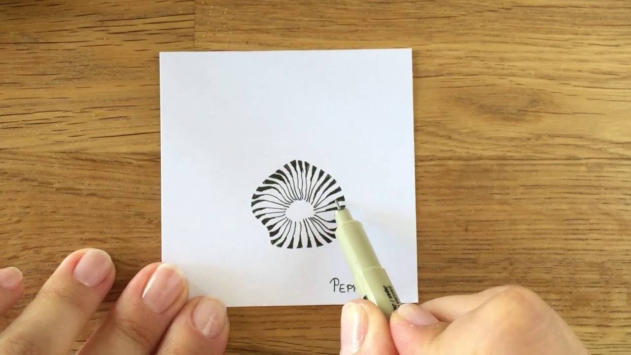 Zentangle® Muster: Pepper