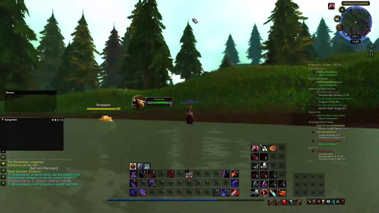 world of warcaft tbc classic leveling warrior