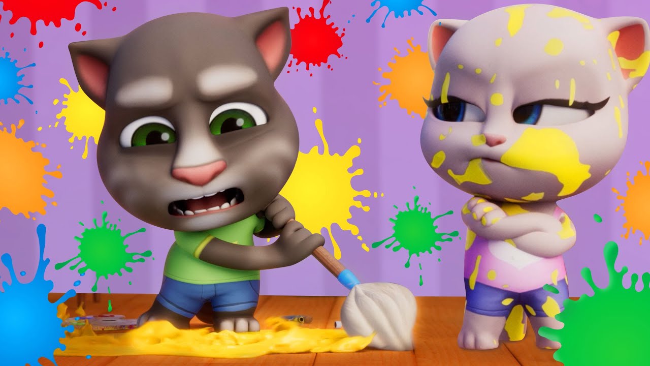Talking Tom 🐱 ¡Diversión chirriante limpia! 💫 NUEVO capítulo 229 🔥 Dibujos Animados en Español