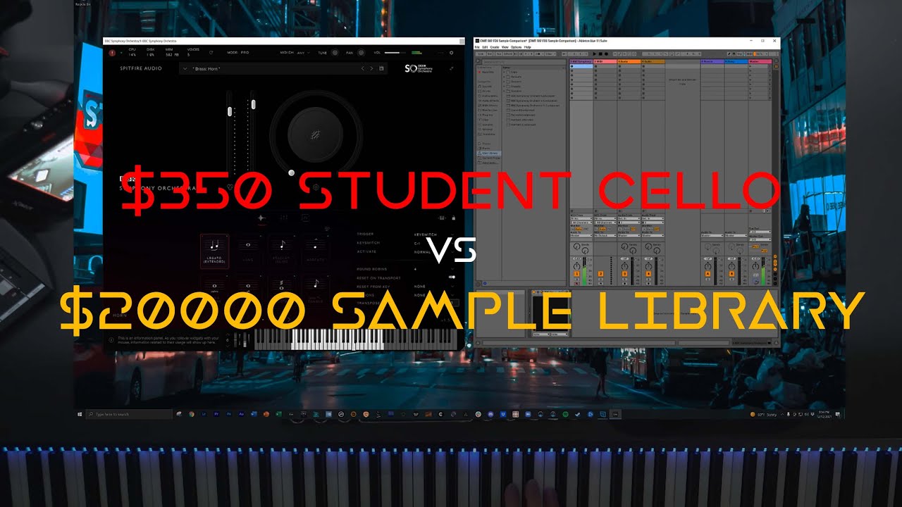 Sampled Cello VS Real Cello Fight!