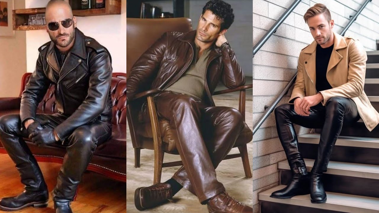 15 April 2025 #new #leathercomplex #fashionstyle #leather #fashiontrend #model #style