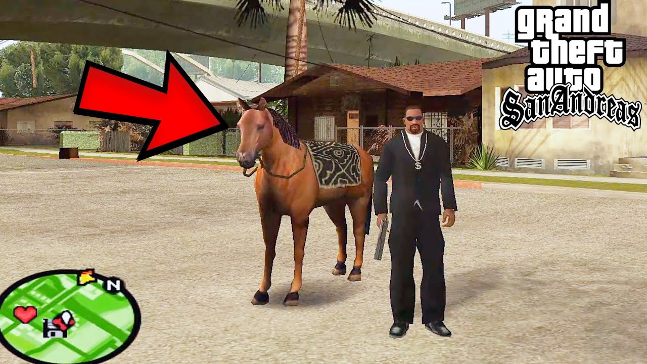 How to ride a Horse in Gta San Andreas (Secret Mod!)