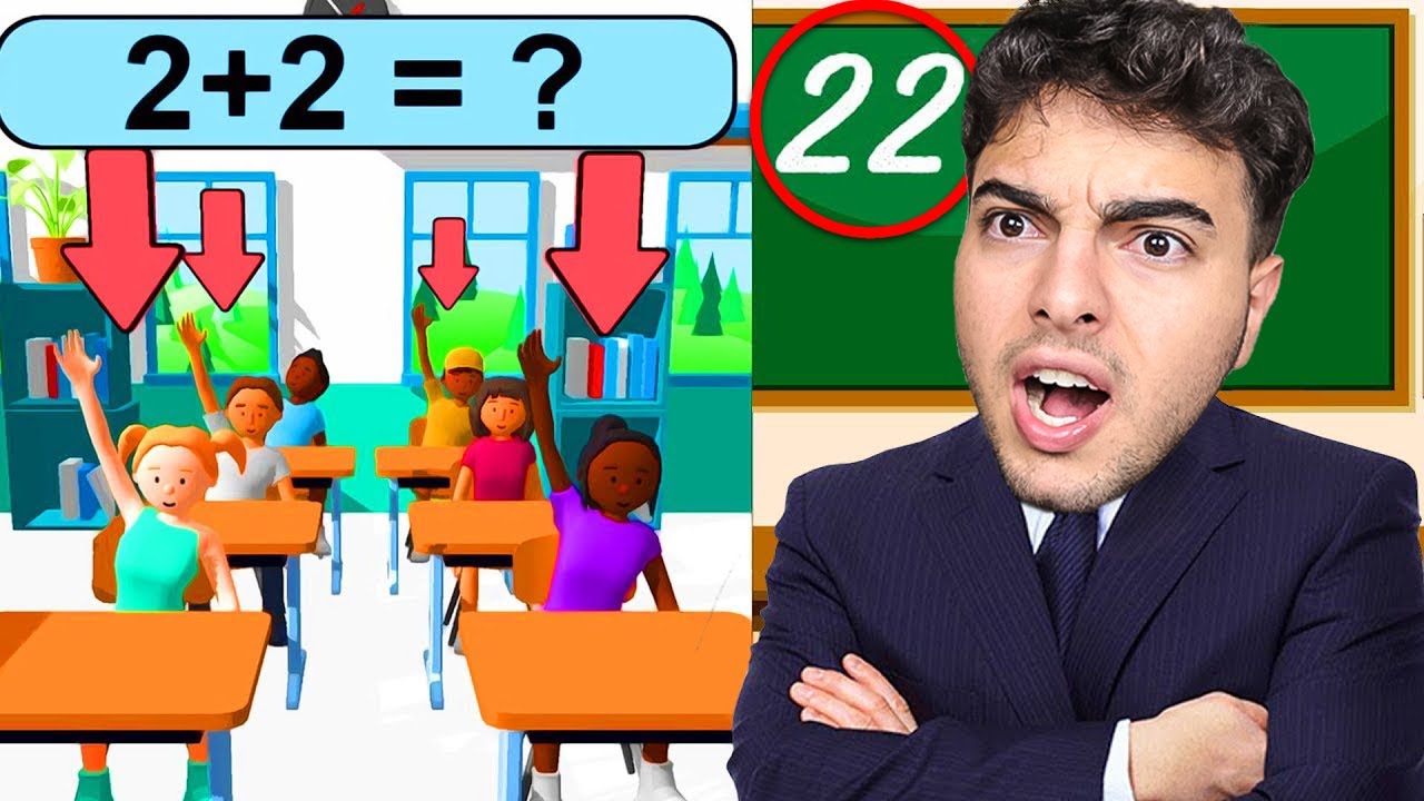 EN APTAL SINIFIN ÖĞRETMENİ OLDUM #2 *Öğretmen Olma Oyunu*
