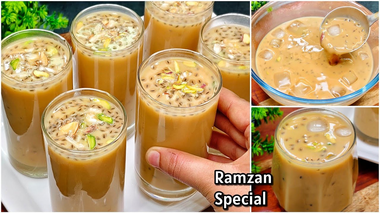 Ramzan Special Drink Recipes | Dhoodh Sharbat Recipe | Ramadan Recipes for Iftar | Drink Recipes