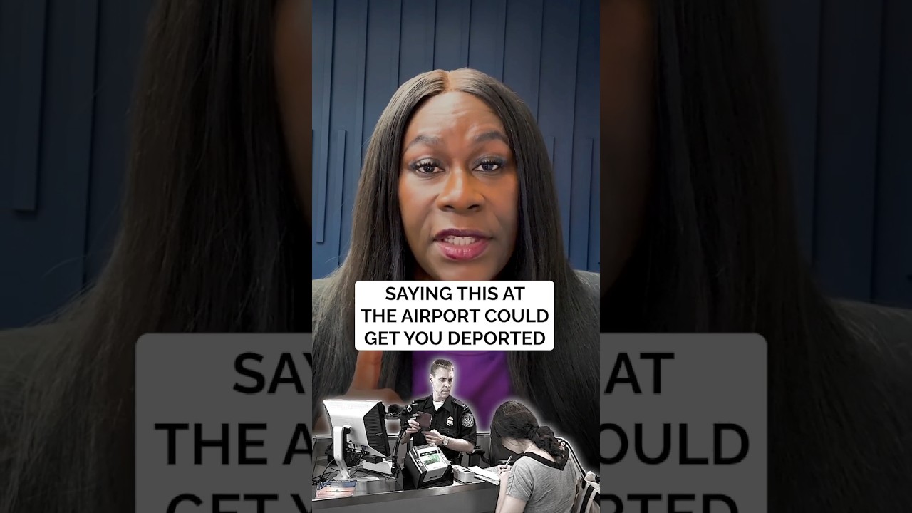 Immigrants if you say this to an immigration officer at the airport, you may be deported 🤯