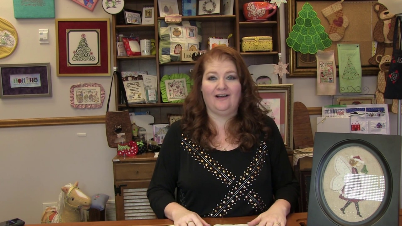 Flosstube Embroidery.com Spotlight Video Featuring Holly Pixie & Christmas Elf Fairy by Mirabilia
