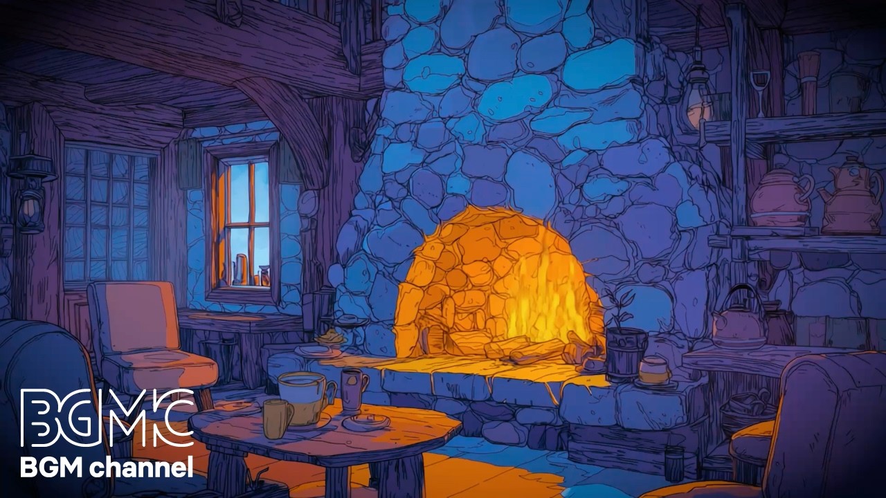 Slow Time: Cozy Cabin Cafe & Slow Bossa Nova for Focus ☕️