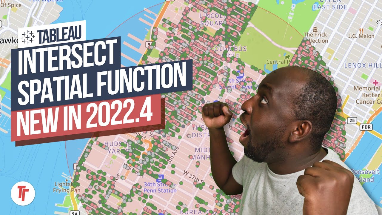 Using the Intersect Function in Tableau for Spatial Analysis | New in Tableau 2022.4