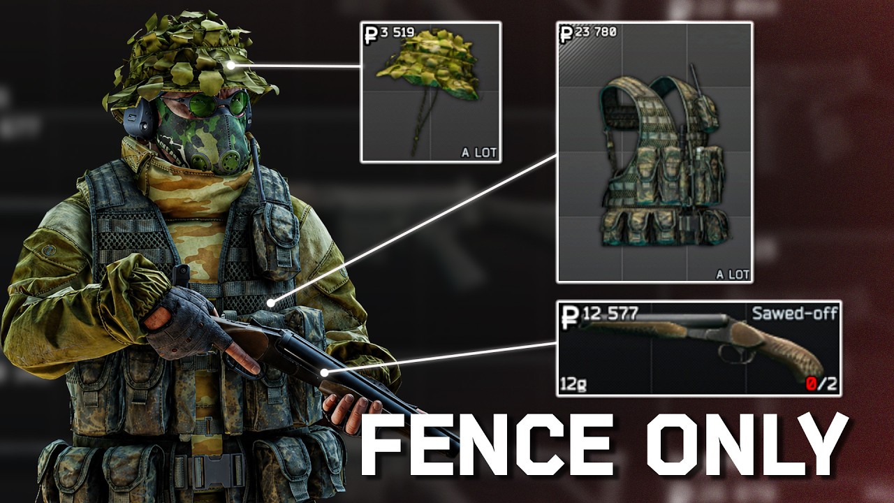 I build a KIT with only items from FENCE
