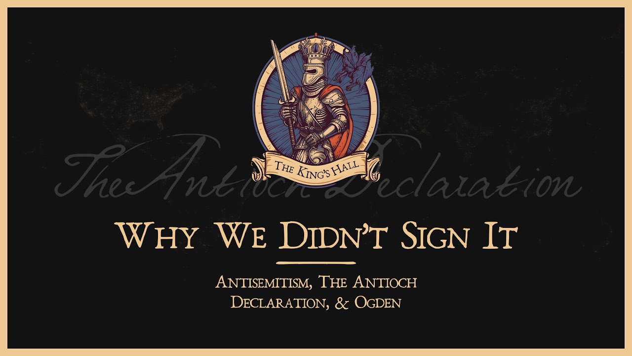 The Antioch Declaration and Why We Didn&rsquo;t Sign It