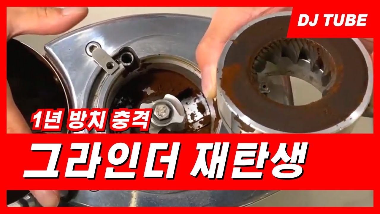 카페 사장 필수! 방치한 그라인더 이렇게 달라집니다 | 메져 코니,로버 | mazzer coffee grinder cleaning