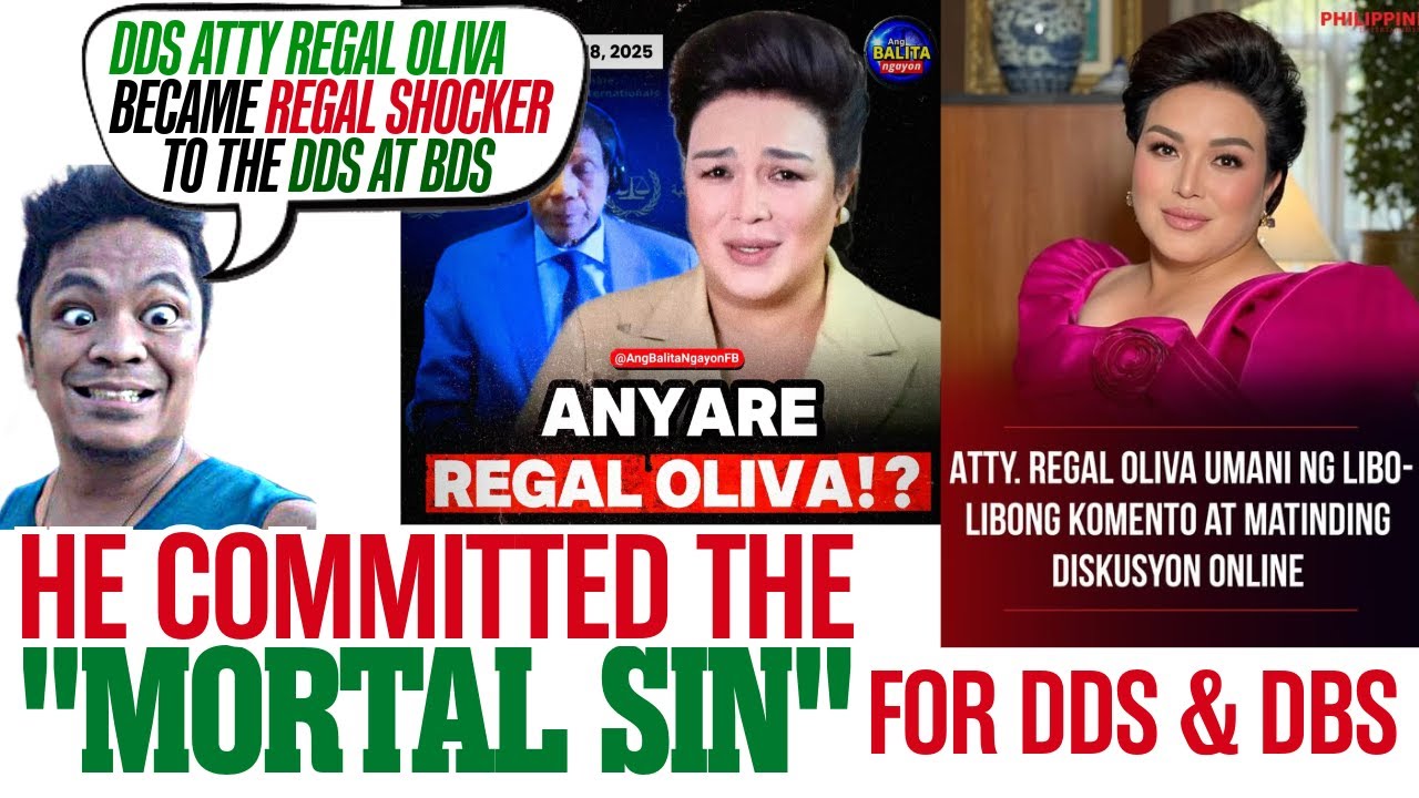 NASABI NI ATTY REGAL OLIVA ANG MORTAL SIN PARA SA MGA DDS AT DBS