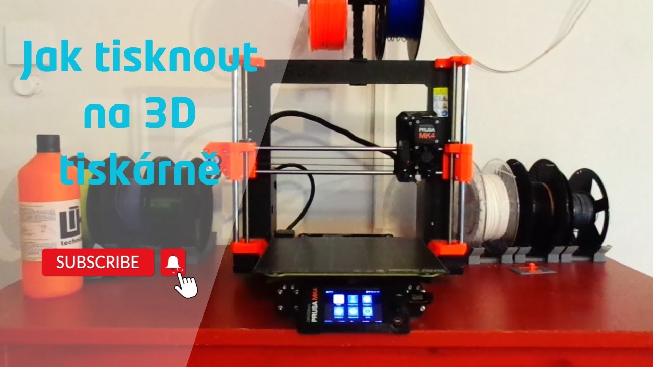 Jak tisknou na 3D tiskárně (Prusa MK4)