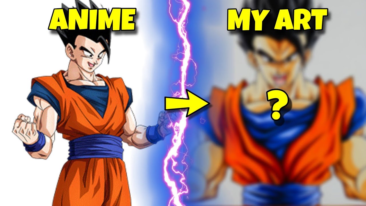 Drawing Mystic Gohan | Speed Version