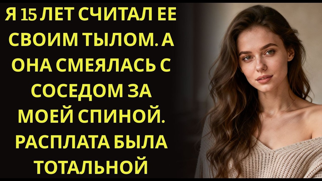Я 15 лет считал ее своим тылом  А она смеялась с соседом за моей спиной  Расплата была тотальной