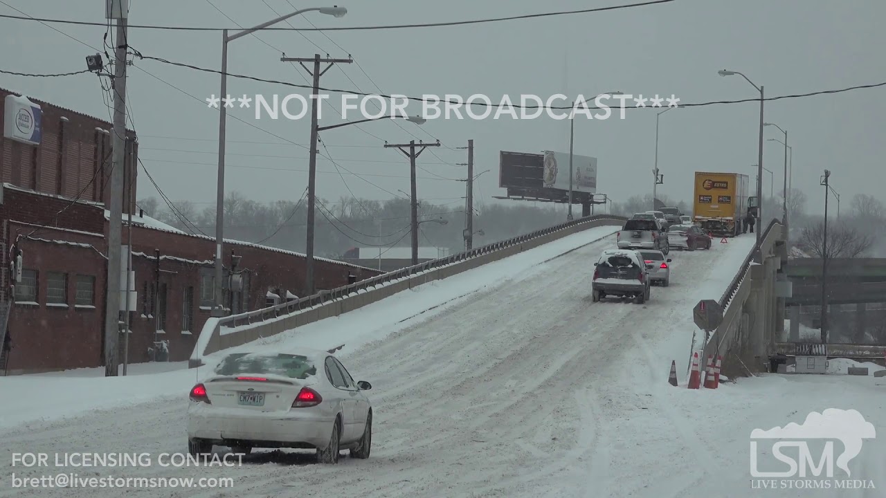 02-15-19 Kansas City,MO - Rush Hour Snow and Wrecks