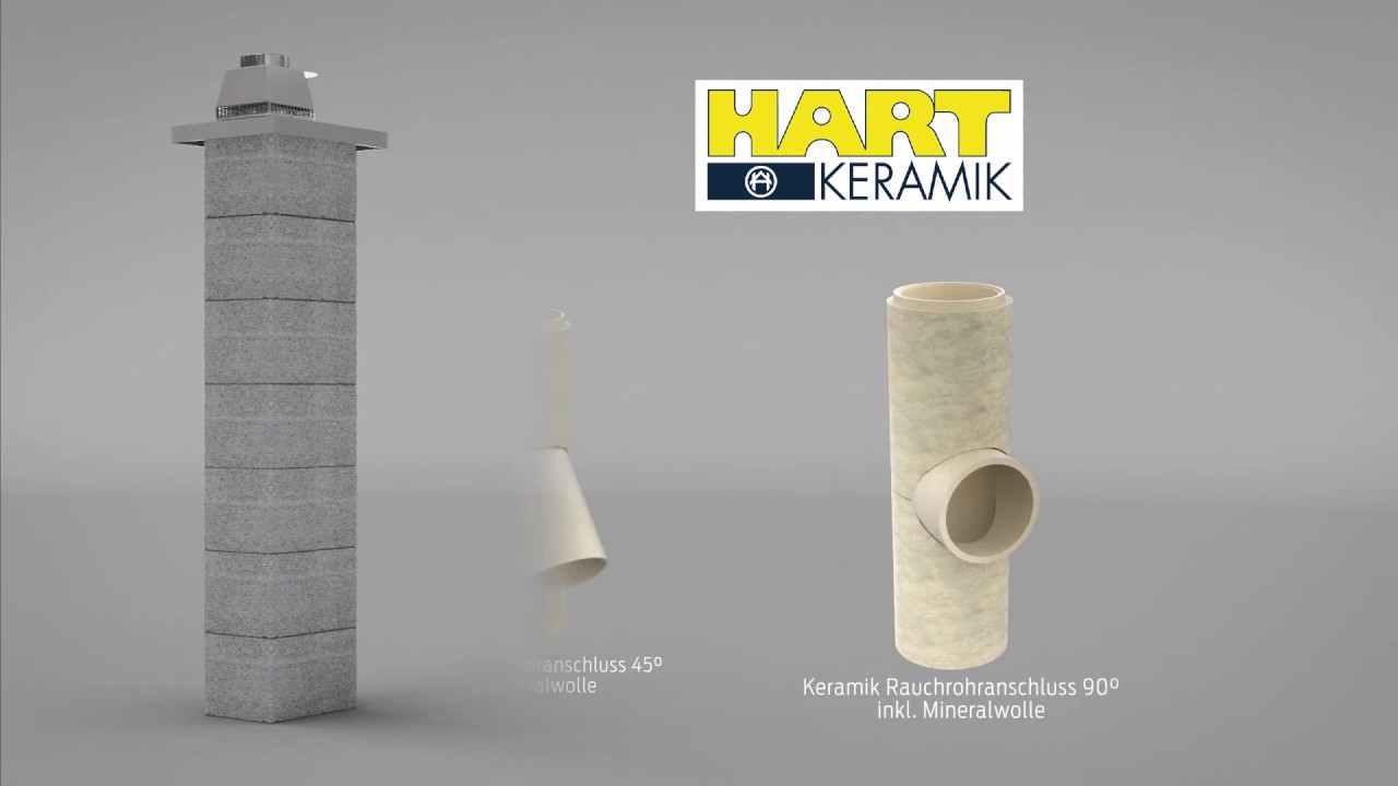 Keramik Schornstein Bausatz Massiv LAS F90 Raumluftunabhängig - HOCH DUO LAS - Aufbauanleitung