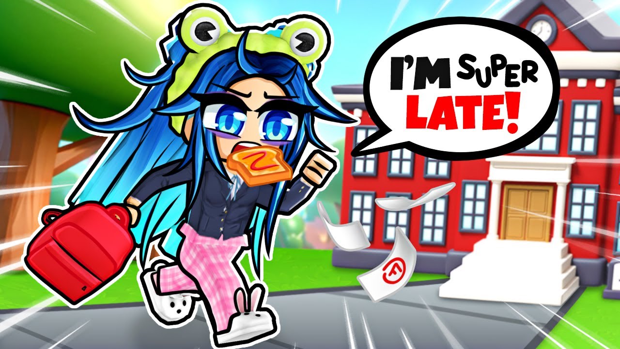 ROBLOX LATE TO SCHOOL!