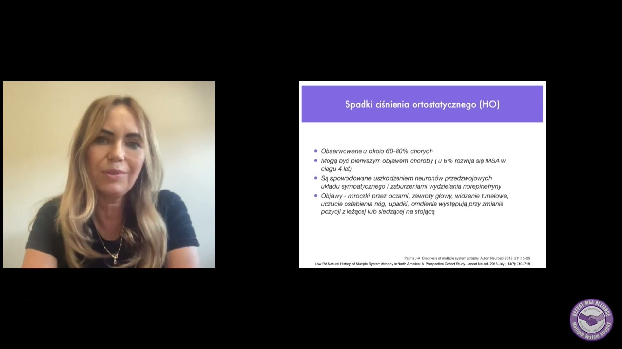 Diagnostyka MSA - Gabriela Klodowska, MD, PhD