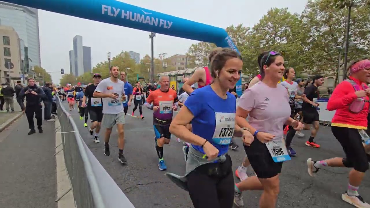 2024 Mainova Frankfurt Marathon Start Part 2, 2nd wave, All Runners 27 October
