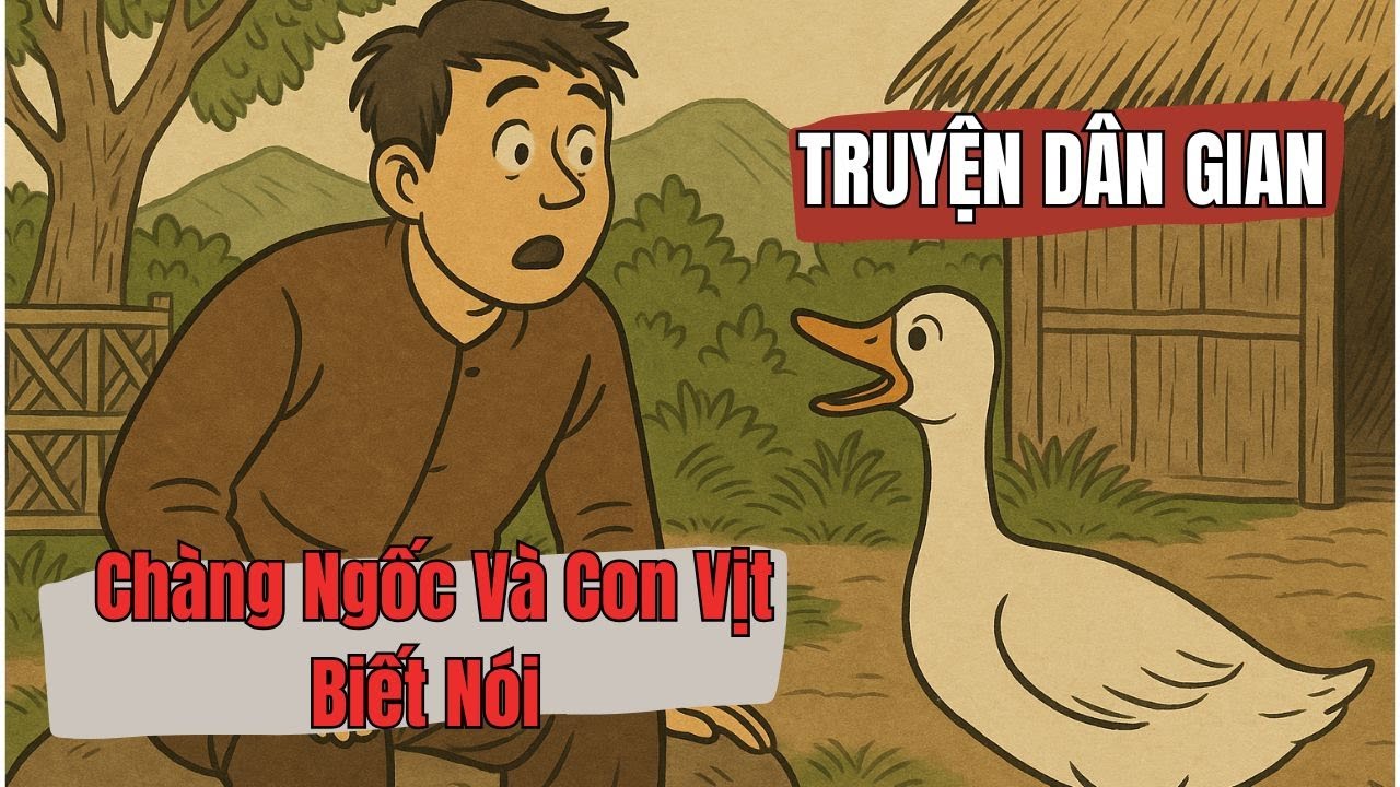 Chuyện Dân Gian Việt Nam: Chàng Ngốc Và Con Vịt Biết Nói | Bài Học Sâu Sắc Về Lòng Tốt