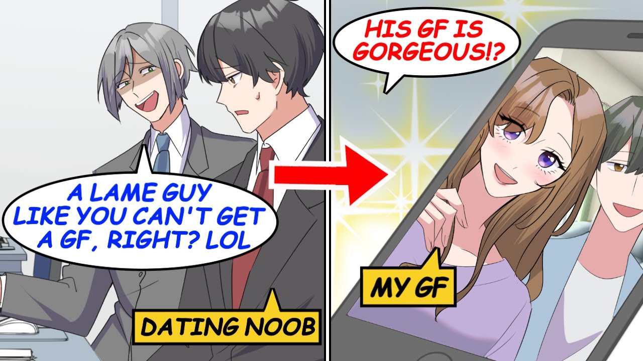 I was mocked by my male colleague for being a dating noob, but when he saw my new gf, he...!?[Manga]
