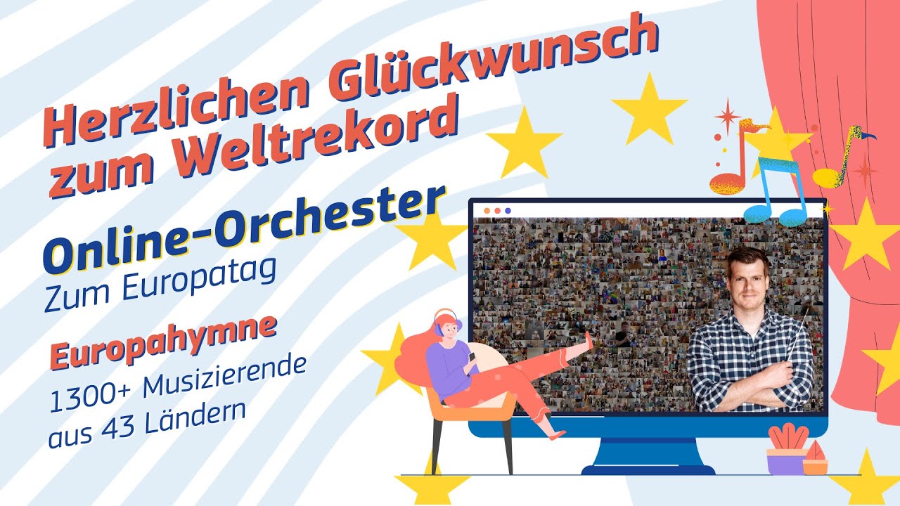 Europahymne | Corona-Spezial Online-Orchester | WORLD&rsquo;S LARGEST ONLINE-ORCHESTRA