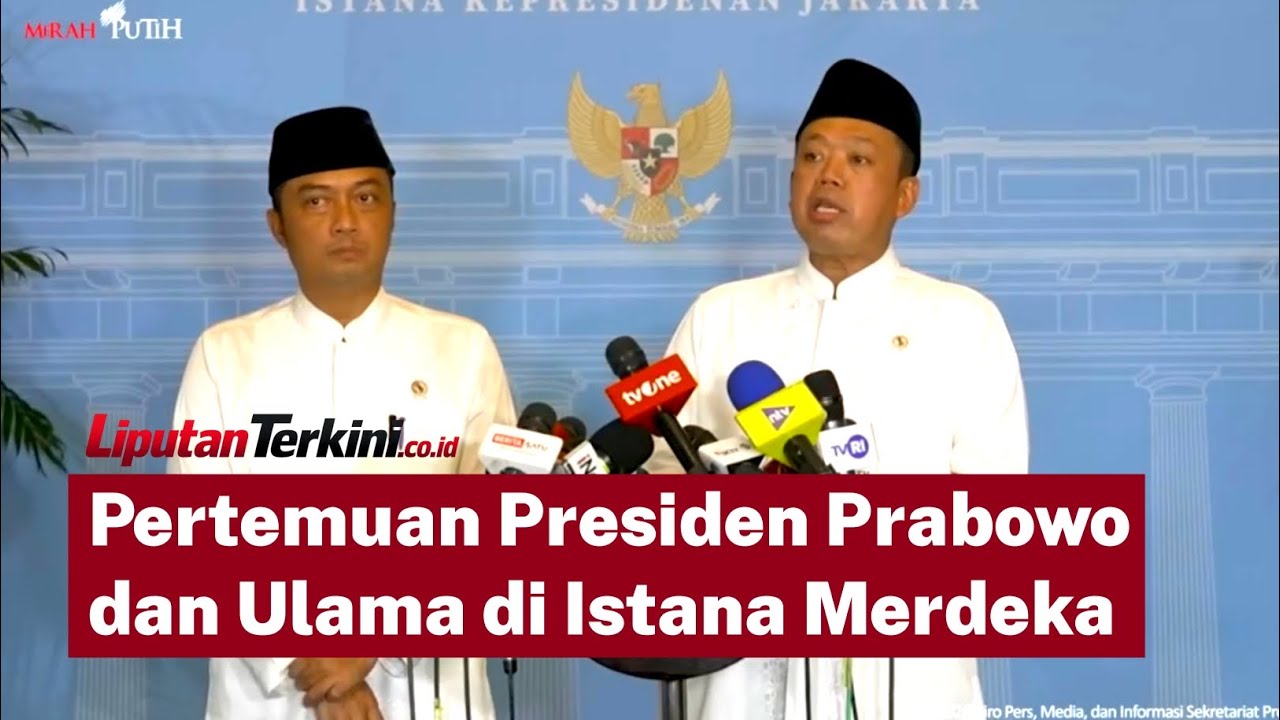 “Momen Prabowo Buka Puasa Bersama Tokoh NU, Muhammadiyah, dan MUI di Istana Merdeka”