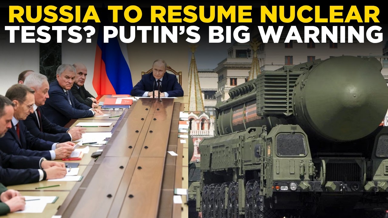 PUTIN LIVE: Vladimir Putin Issues BIG Warning &mdash; Will Russia Resume Nuclear Tests? | Donald Trump