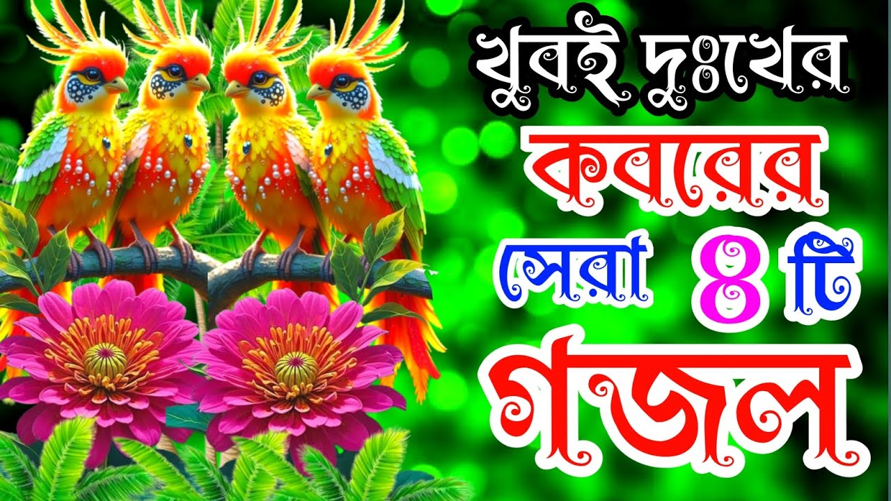 শেষ বিদায়ের খুবই দুঃখের কবরের চারটি গজল বাংলা গজল। New Islamic Song Selected Gazal Koborer Gojol