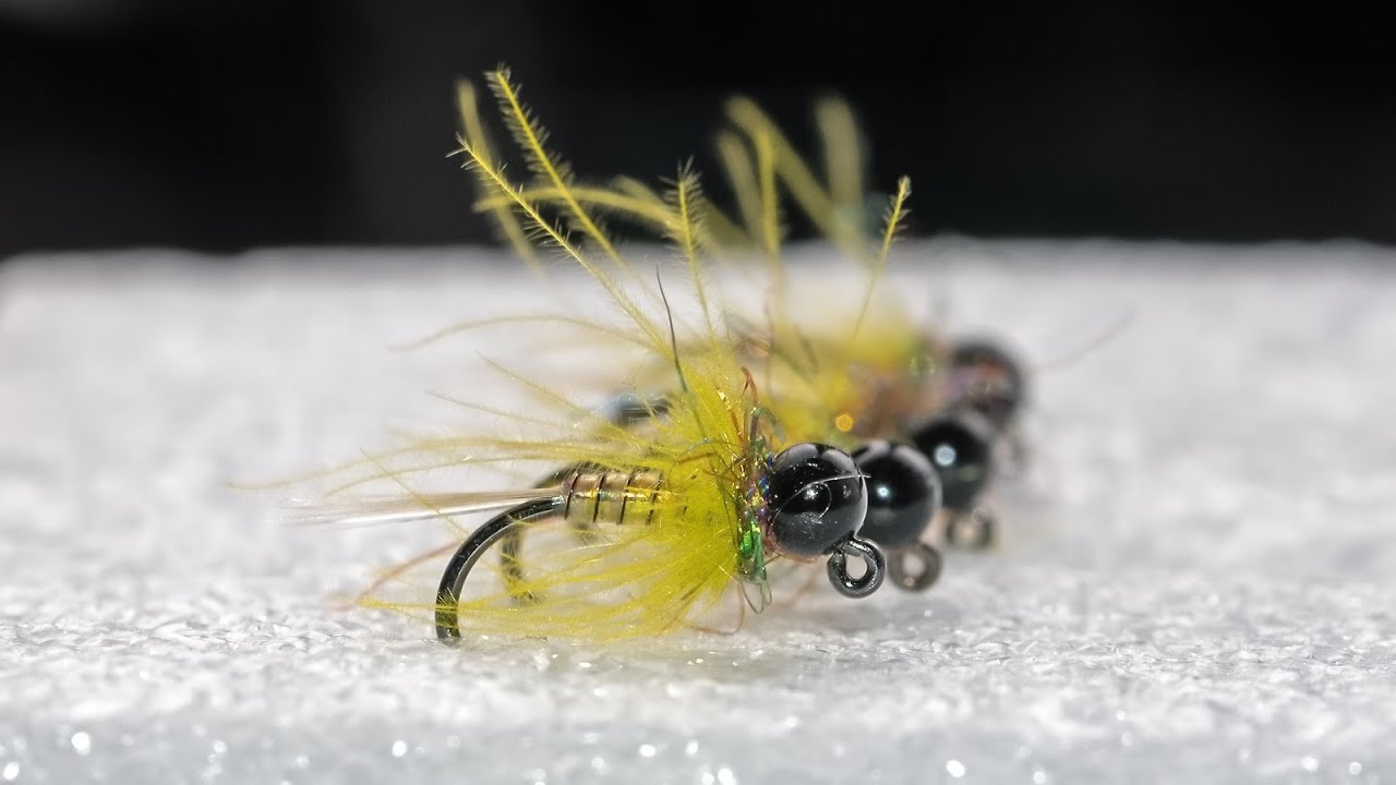 Fliegenbinden // Diese Nymphe musst du umbedingt nachmachen Creme Cheese Jig Nymphe