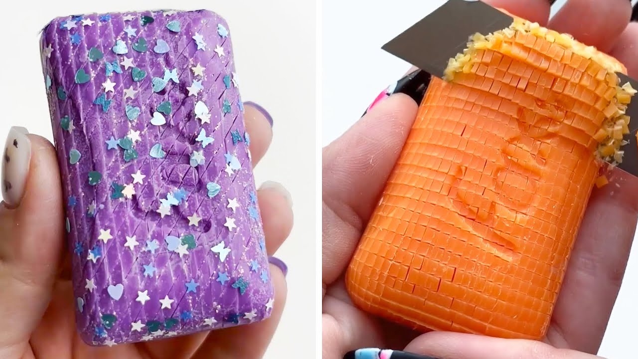 4 Hour Soap Cutting ASMR | Oddly Satisfying Soap Videos To Fall Asleep With