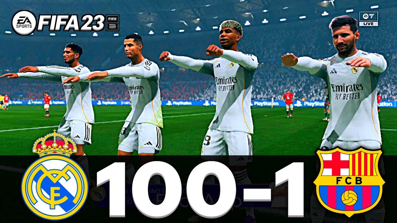 FIFA 23 — МЕССИ, РОНАЛДУ, МБАППЕ, НЕЙМАР, ВСЕ ЗВЕЗДЫ | АЛЬ-НАССР 100-1 МАНЧЕСТЕР Юнайтед