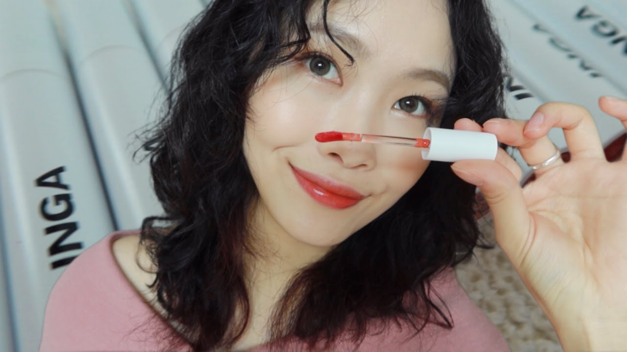촉촉립 찾아요?💄✨INGA WATER GLOW LIP TINT ALL COLOR REVIEW | 잉가 워터 글로우 립 틴트 13가지 전색상 리뷰 | 발색력 좋은 촉촉립(+ 지속력)