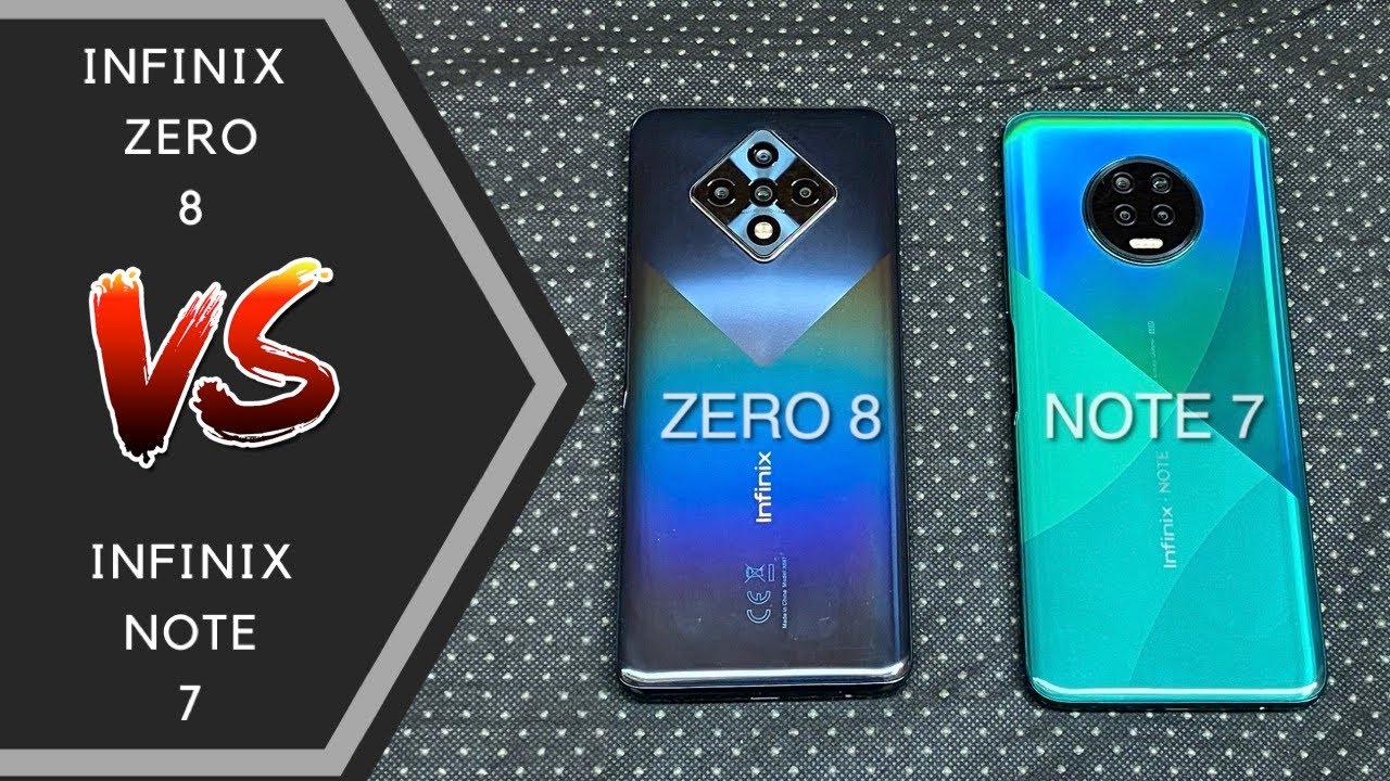 Infinix Zero 8 против Infinix Note 7: что купить? — Тест скорости и сравнение камер