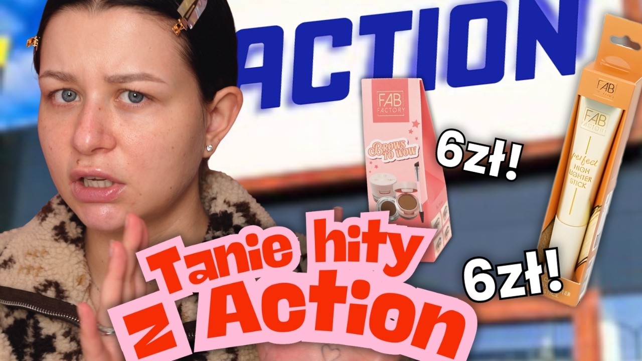 Kosmetyki z Action - WIELKI TEST | 3 hity z Action za 6 zł! Warto poznać! Dusia