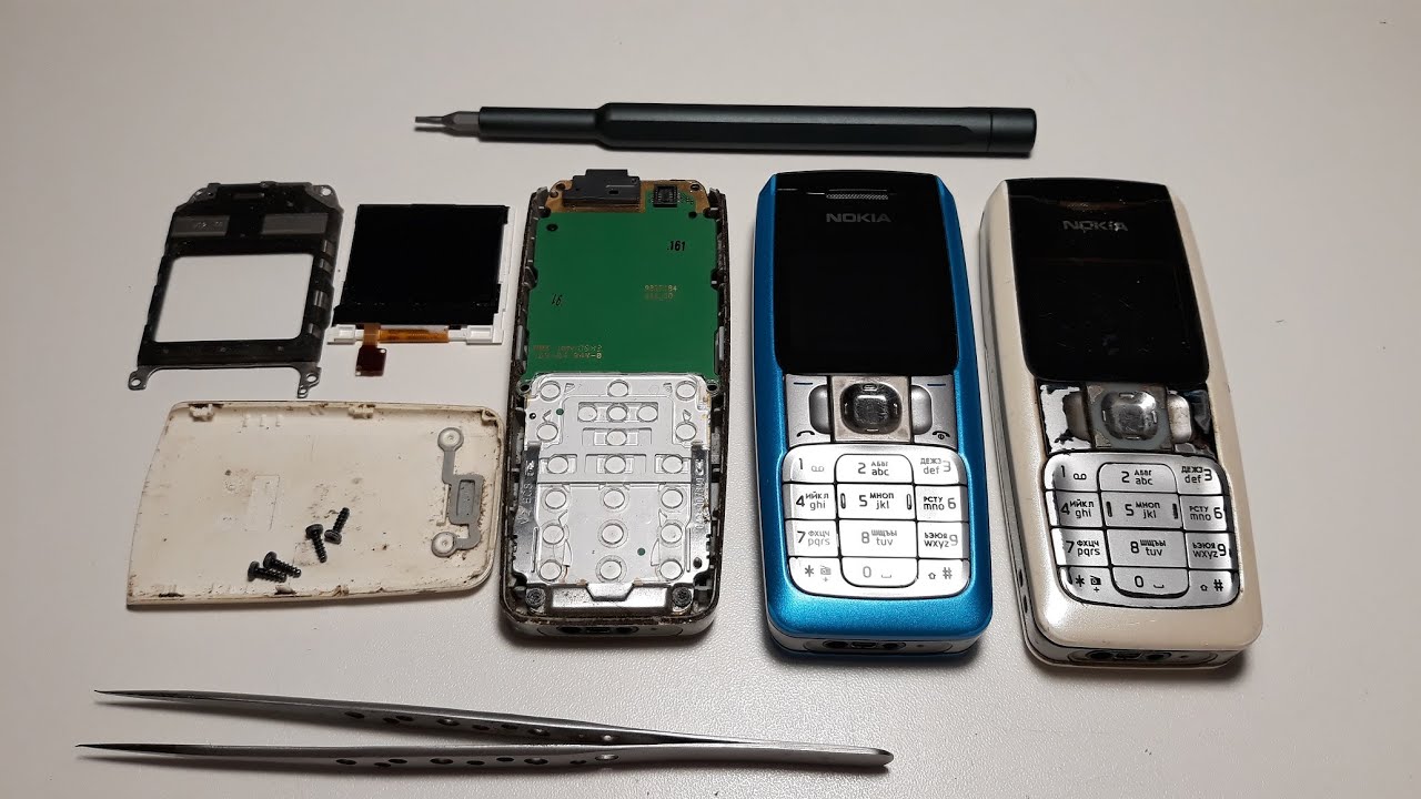 Restoration old Nokia 2310 | Rebuild broken phone | Restore old smart device. Old Nokia