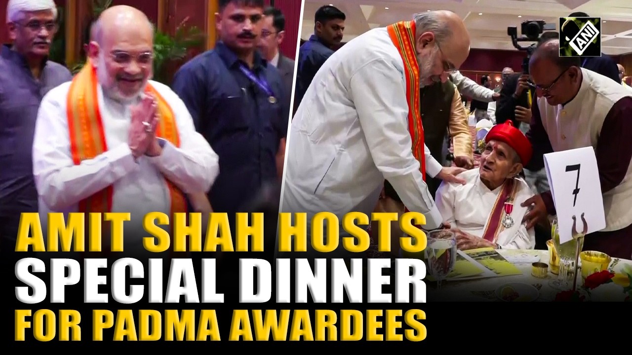 Home Minister Amit Shah hosts special dinner for Padma Awardees in Delhi