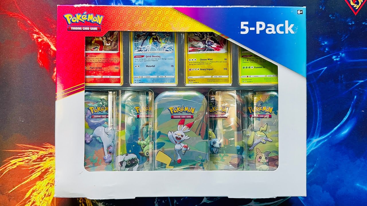 Sword and Shield Galar Pals Mini Tins from Costco ASMR (No Talking)