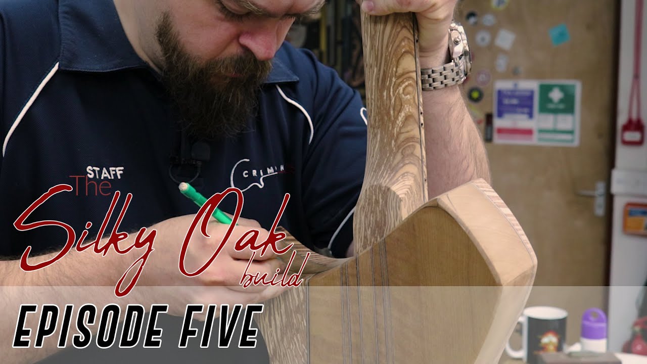 Episode 5 of 7 - How To Build an Exotic Set Neck Guitar - The Silky Oak Build