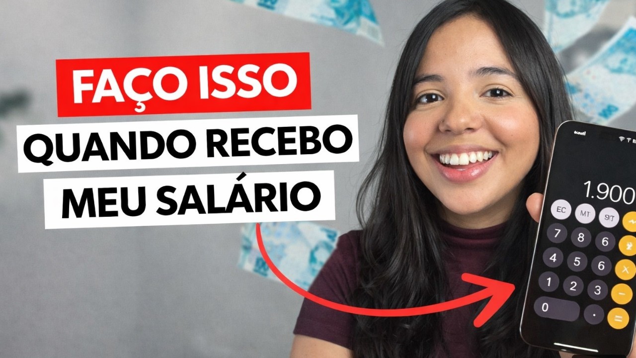 A rotina financeira que eu sigo sempre que recebo meu salário!