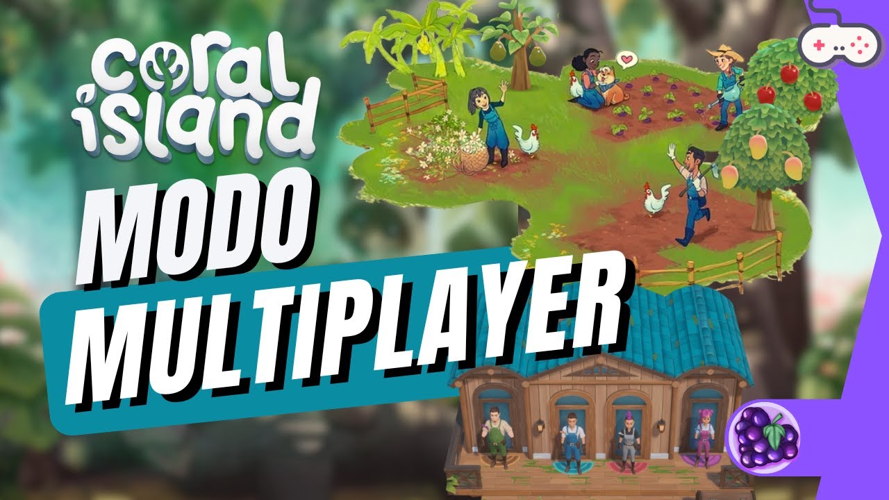 Modo multiplayer de Coral Island: Competir, Casar e Como Tudo Vai Funcionar!